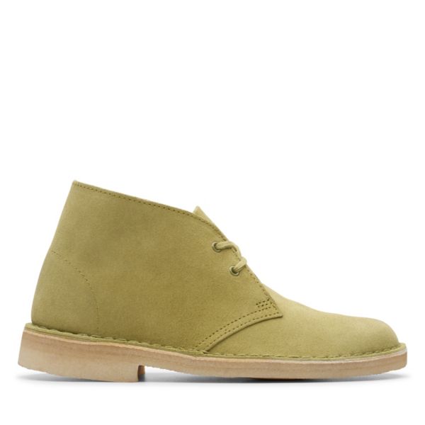 Clarks Womens Desert Boot Ankle Boots Khaki | CA-8471092